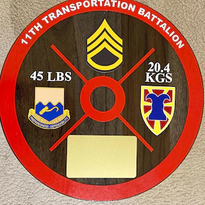 15-Inch Weight Plate Plaque